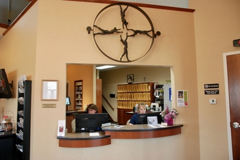 Lakeview Family Chiropractors front desk